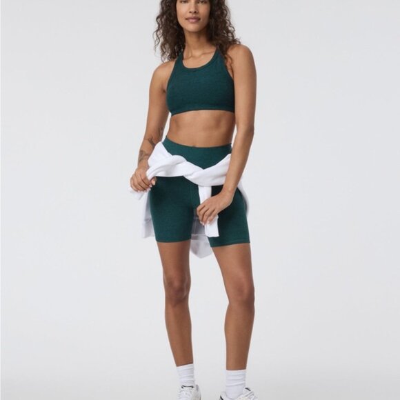 Vuori Elevation Racer Bra Smoke blue heather Medium nwt - Picture 3 of 6